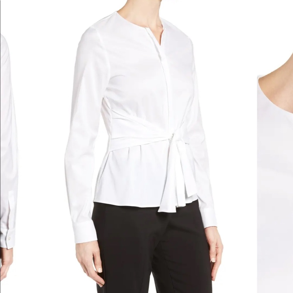 NWT Hugo Boss Binana Woven Blouse
